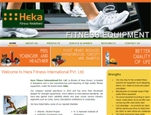 Tablet Screenshot of hekafitness.com
